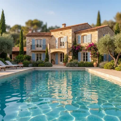 Piscine avec jardin